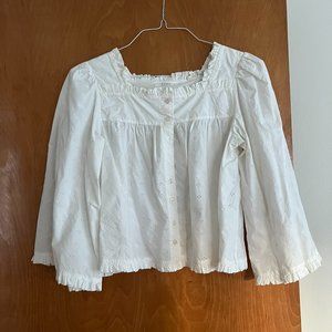 Doen Lunaria Top in Salt - size Small